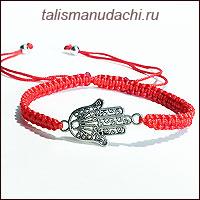 Красная нить "Хамса" - мощный оберег от «дурного глаза»