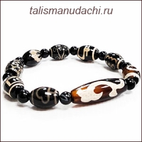Браслет - талисман "Достижение целей и Карьерный рост" с агатом (на обхват запястья 16 - 17 см.!)