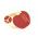 Амулет - Брелок "Красное Яблоко с символом Мира" - мощная защита от враждебной з