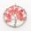 Кулон-амулет "Дерево жизни" с клубничным кварцем.