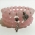 Набор браслетов из розового кварца "Ключик от сердца" (10 мм.). Авторская работа