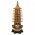 Пагода феншуй 9-ярусная золотая